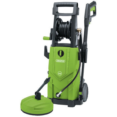 (D) 230V Pressure Washer, 2200W, 165Bar, Green