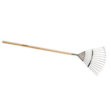 (D) Draper Heritage Junior Stainless Steel Lawn Rake