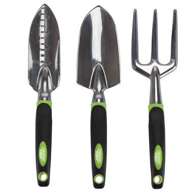 (D) Aluminium Hand Fork and Trowel Set (3 Piece)