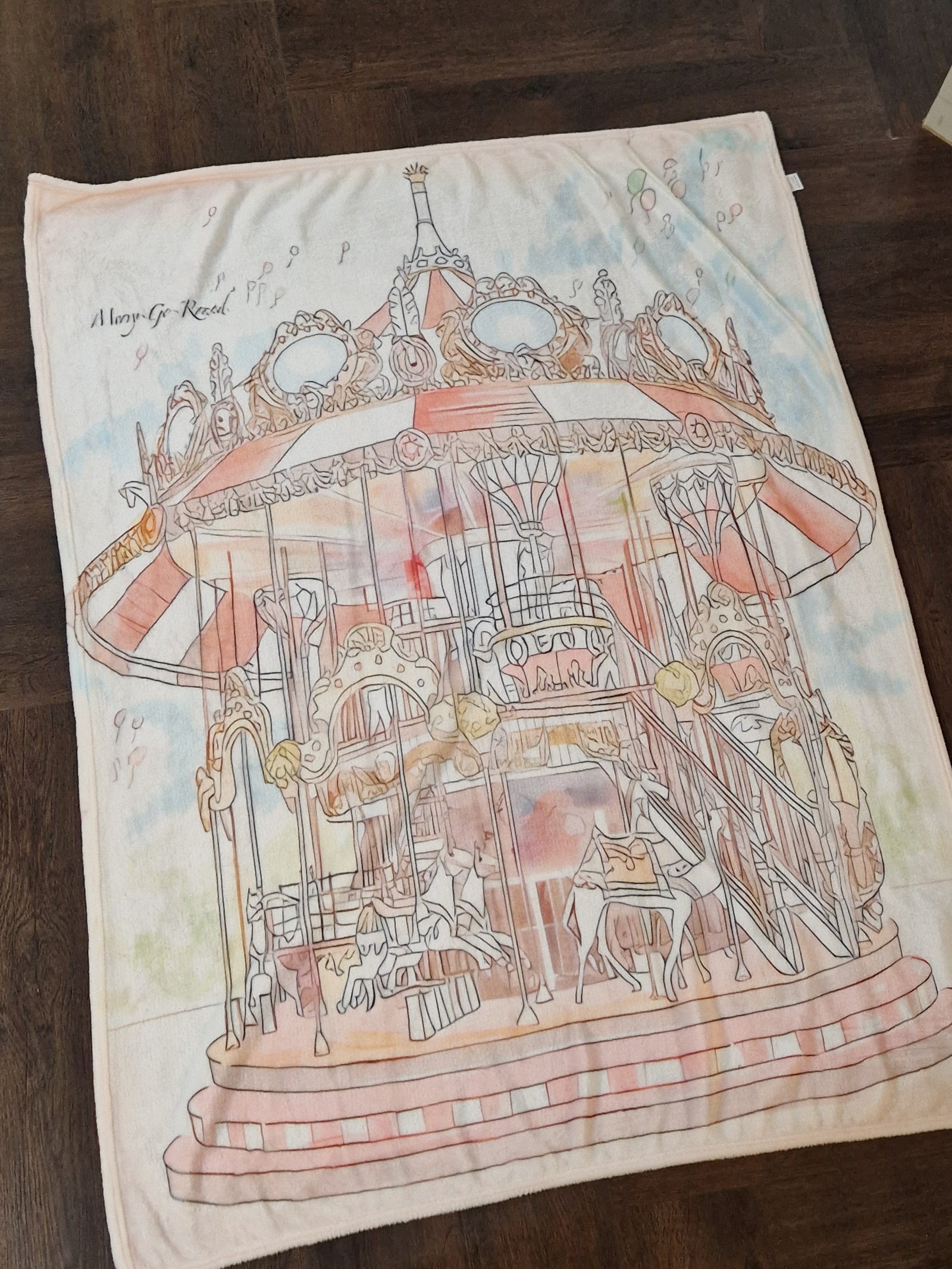 Carousel Cosy Pram Blanket