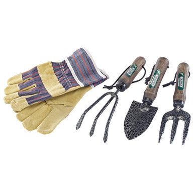 (D) Young Gardener Tool Set (4 Piece)