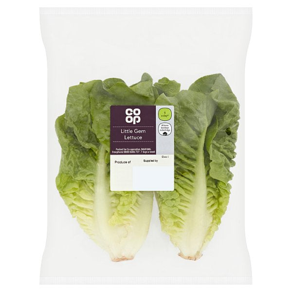 Co-op Fresh Little Gem Lettuce 2pk