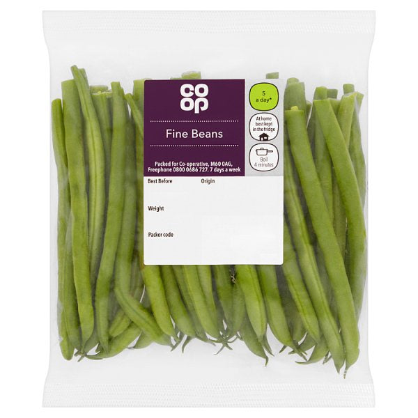 Co-op Fresh Fine Beans 170g [193]