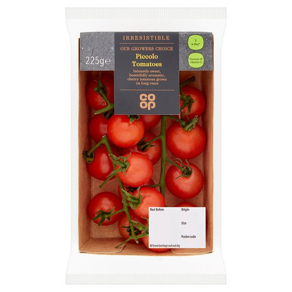Co-op Irresistible Fresh Piccolo Tomatoes 225g