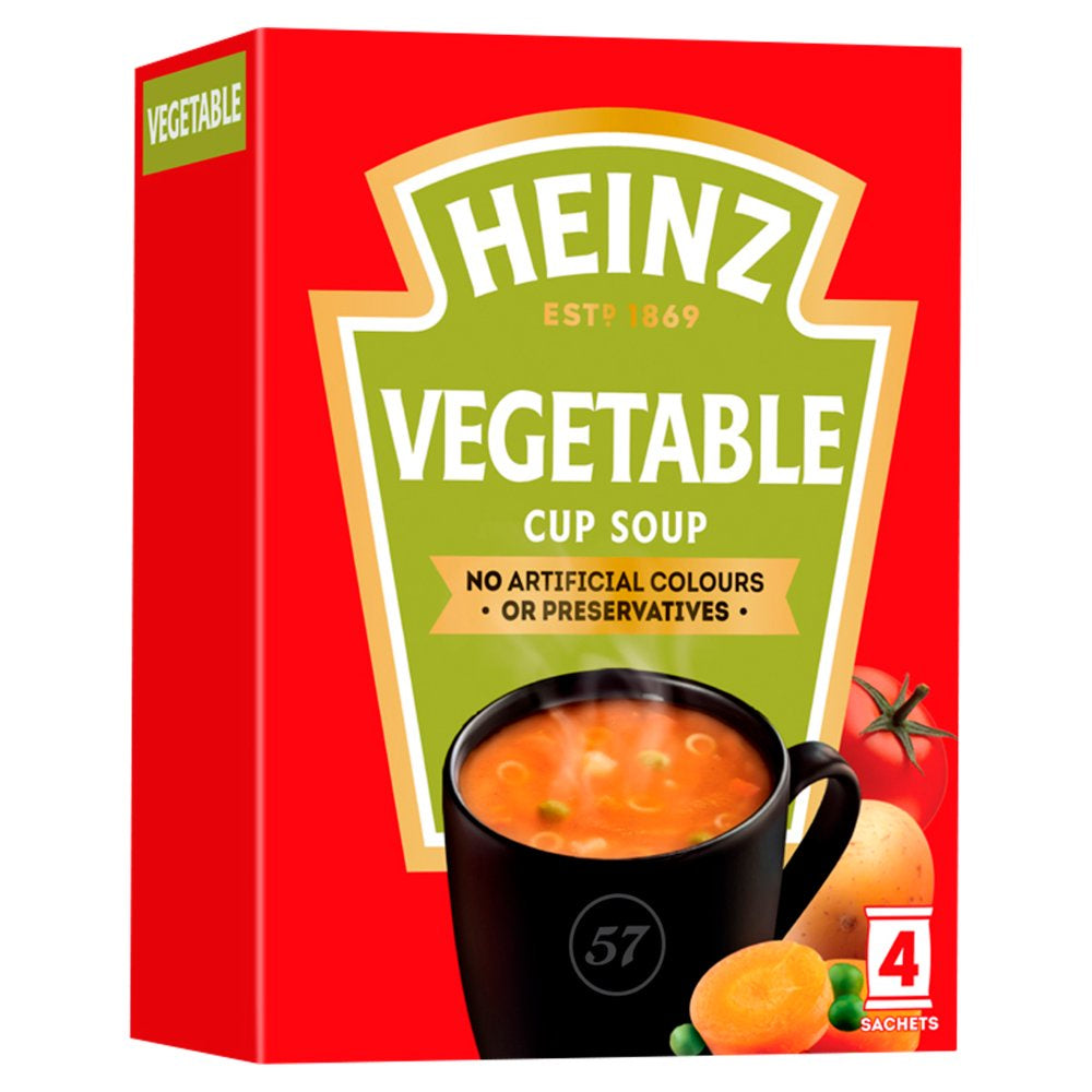 Heinz Cup Soup Vegetable 22g 4pk