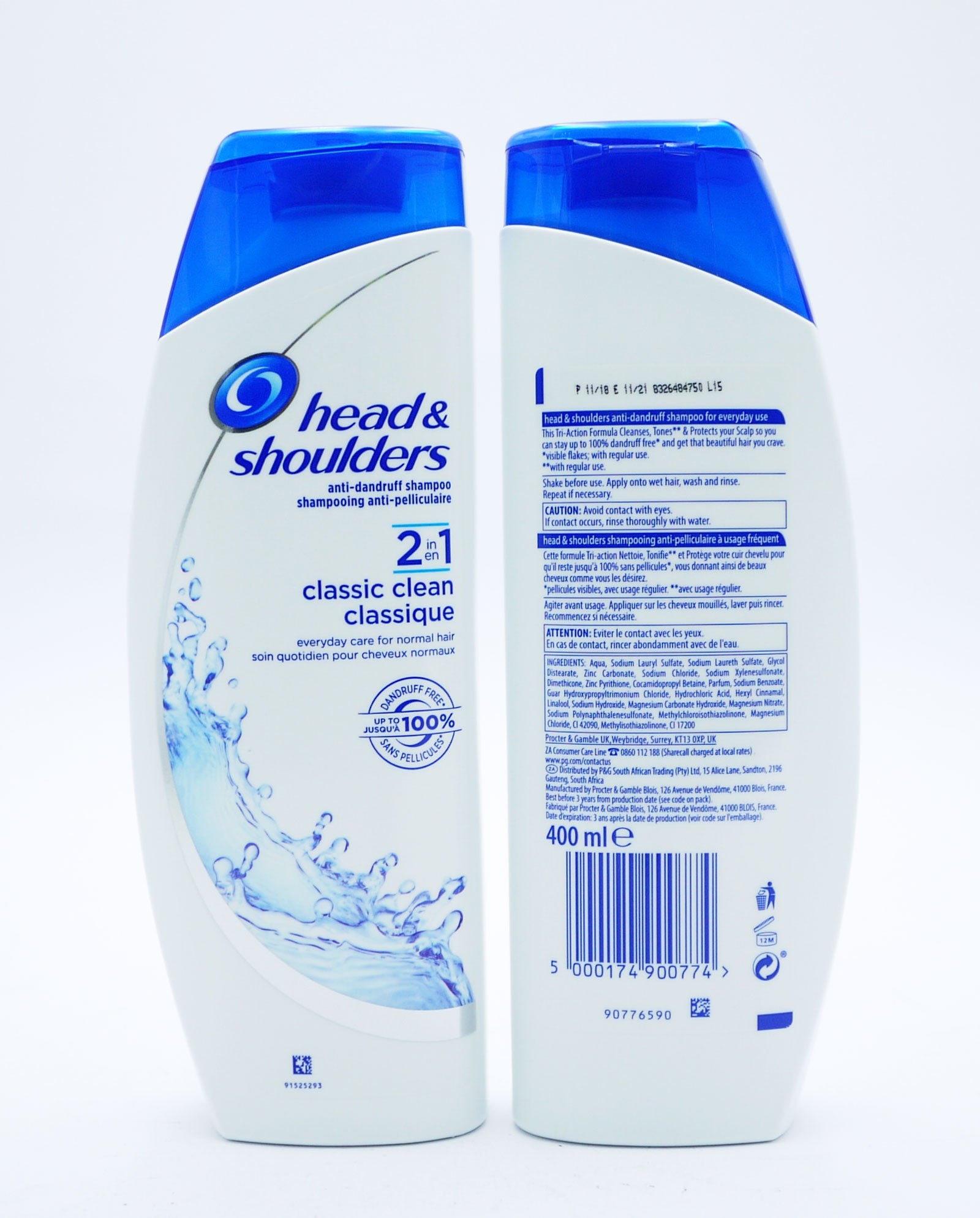 Head and Shoulders 2 in 1 Classic Clean 400ml