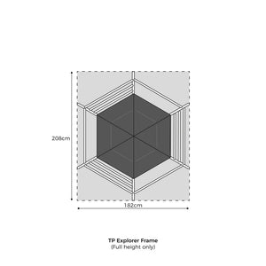 Explorer Frame Black W/Platform & Den