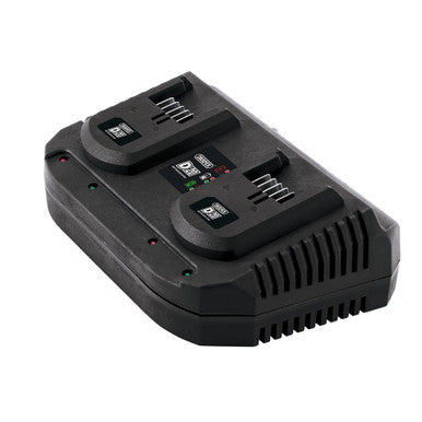 (D) D20 20V Li-ion Fast Twin Battery Charger, 2 x 3.5A