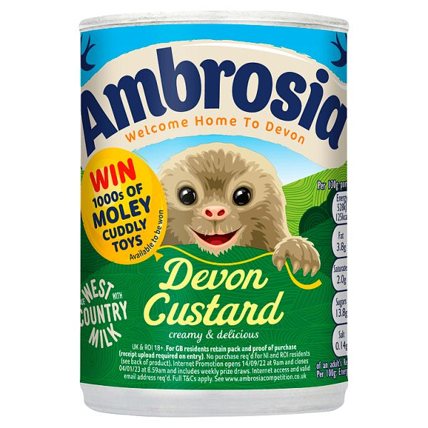 Ambrosia Tinned Devon Custard 400g