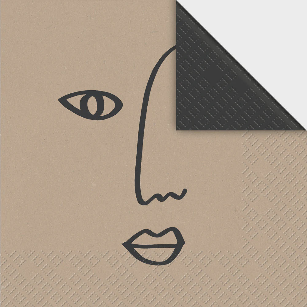 Ardik Face Napkins 33x33cm 20pk