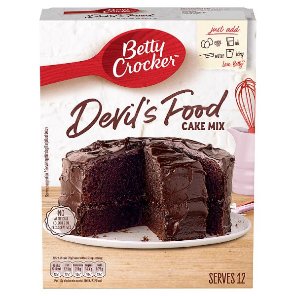 Betty Crocker Devils Food Cake Mix 425g