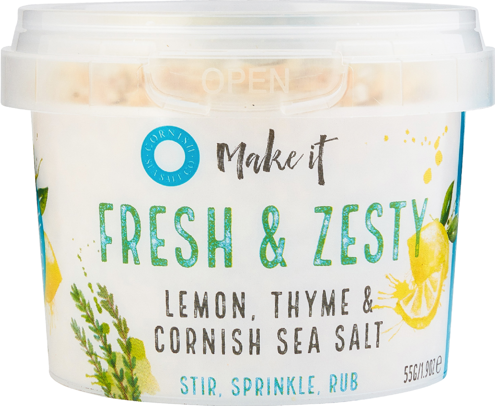 Cornish Sea Salt Lemon Thyme and Sea Salt 55g