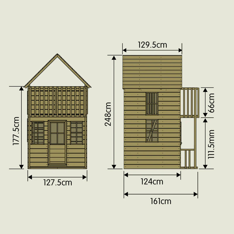 Loft Wooden Playhouse