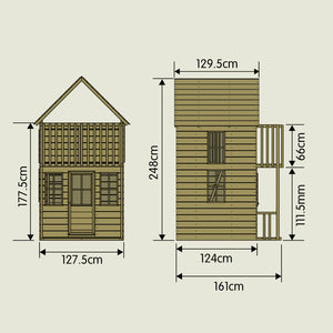 Loft Wooden Playhouse