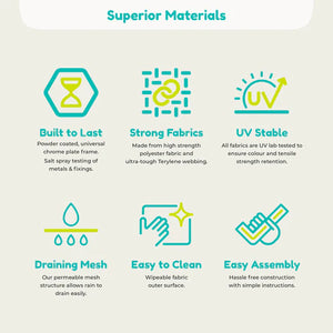 Ufo Climbing Frame And Den- Black