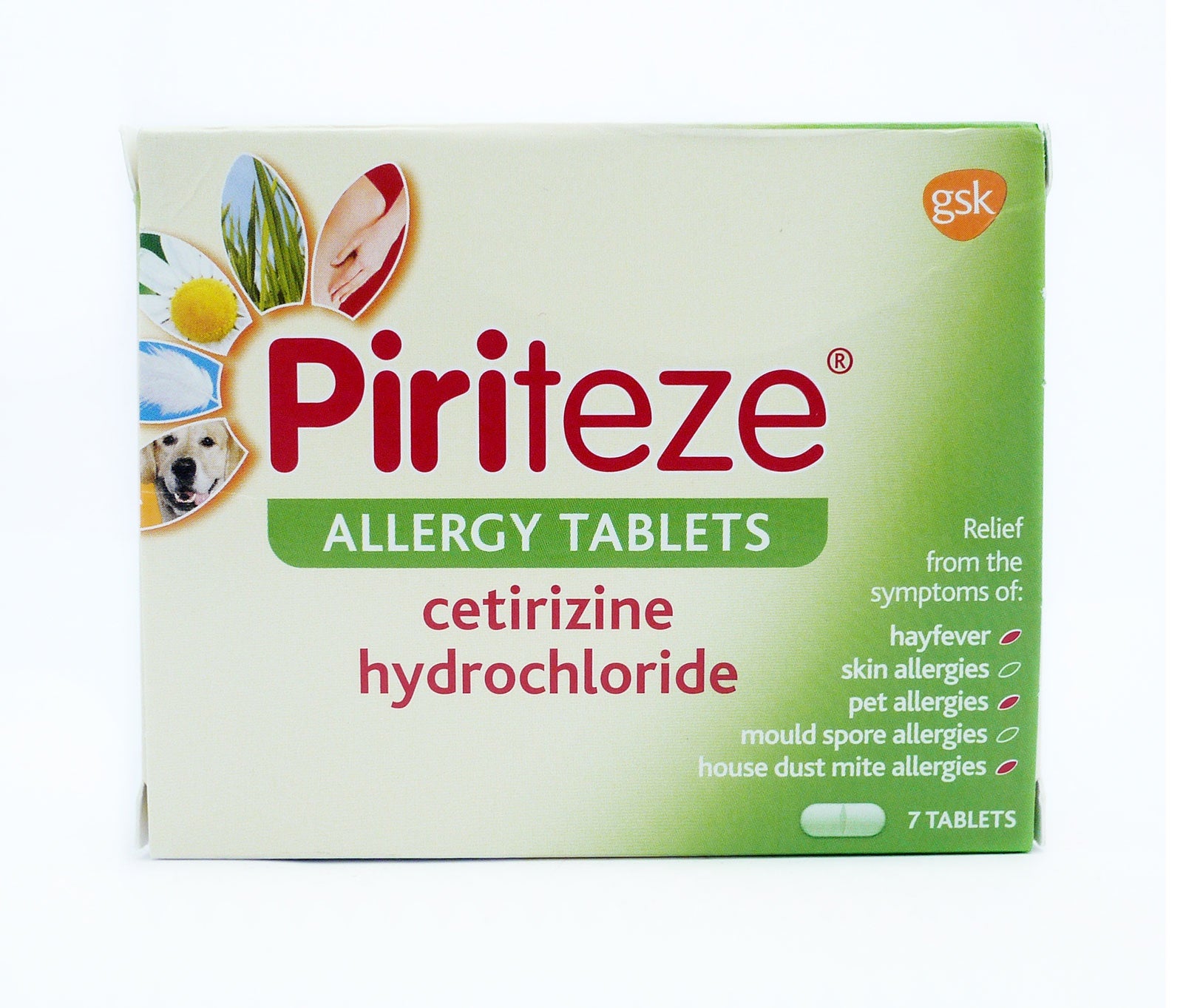 Piriteze Allergy One-A-Day Tablets 7pk
