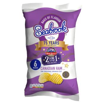 Seabrook Crisps Canadian Ham 6pk