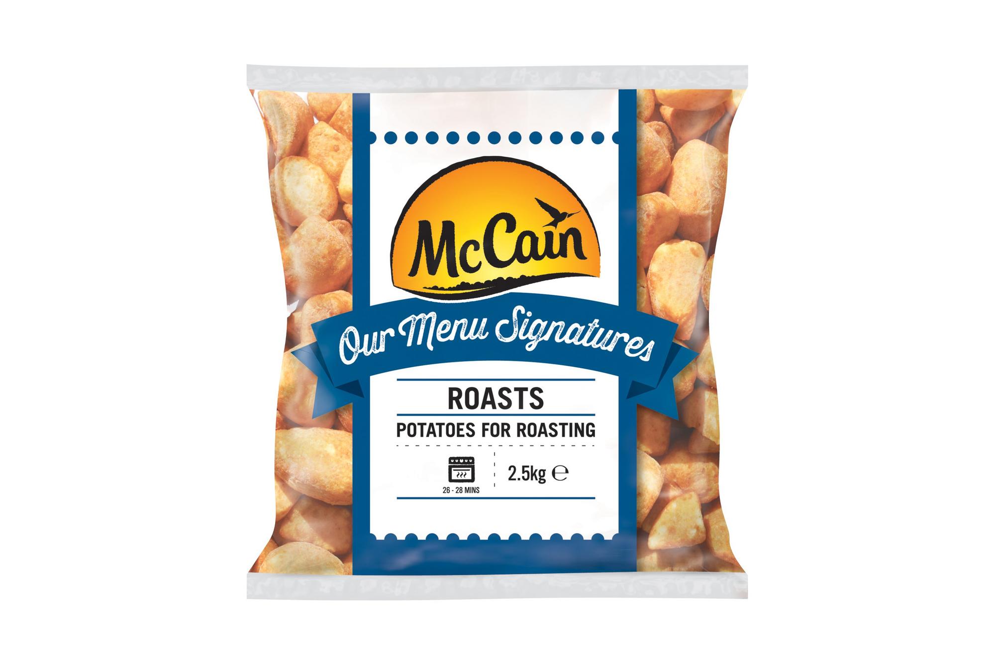 Bonne Bouche McCain Menu Frozen Signature Roasting Potatoes 2.5kg