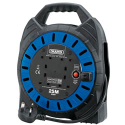 (D) 230V Four Socket Cable Reel (25m)