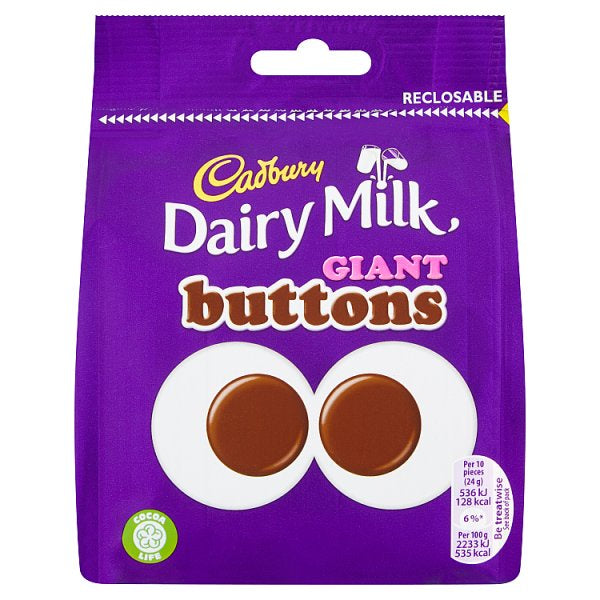 Cadbury Giant Buttons Milk 95g [492]