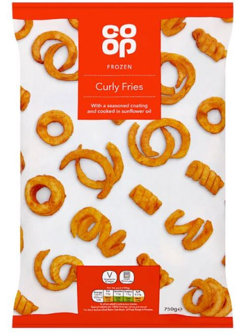 Co-op Frozen Curly Fries 750g