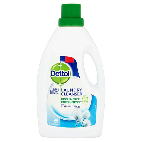 Dettol Laundry Cleanser Fresh Cotton 1L PMP