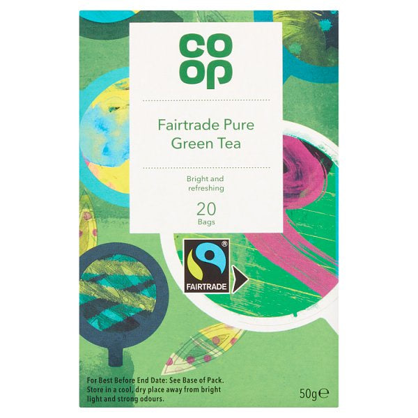 Co-op Fairtrade Teabags Pure Green 20pk