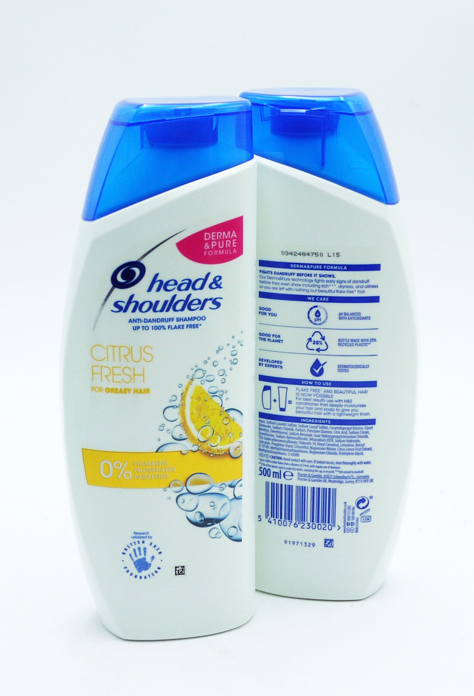 Head and Shoulders Shampoo Citrus 500ml