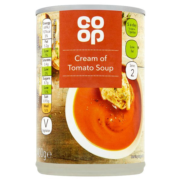 Co-op Tinned Soup Cream of Tomato 400g