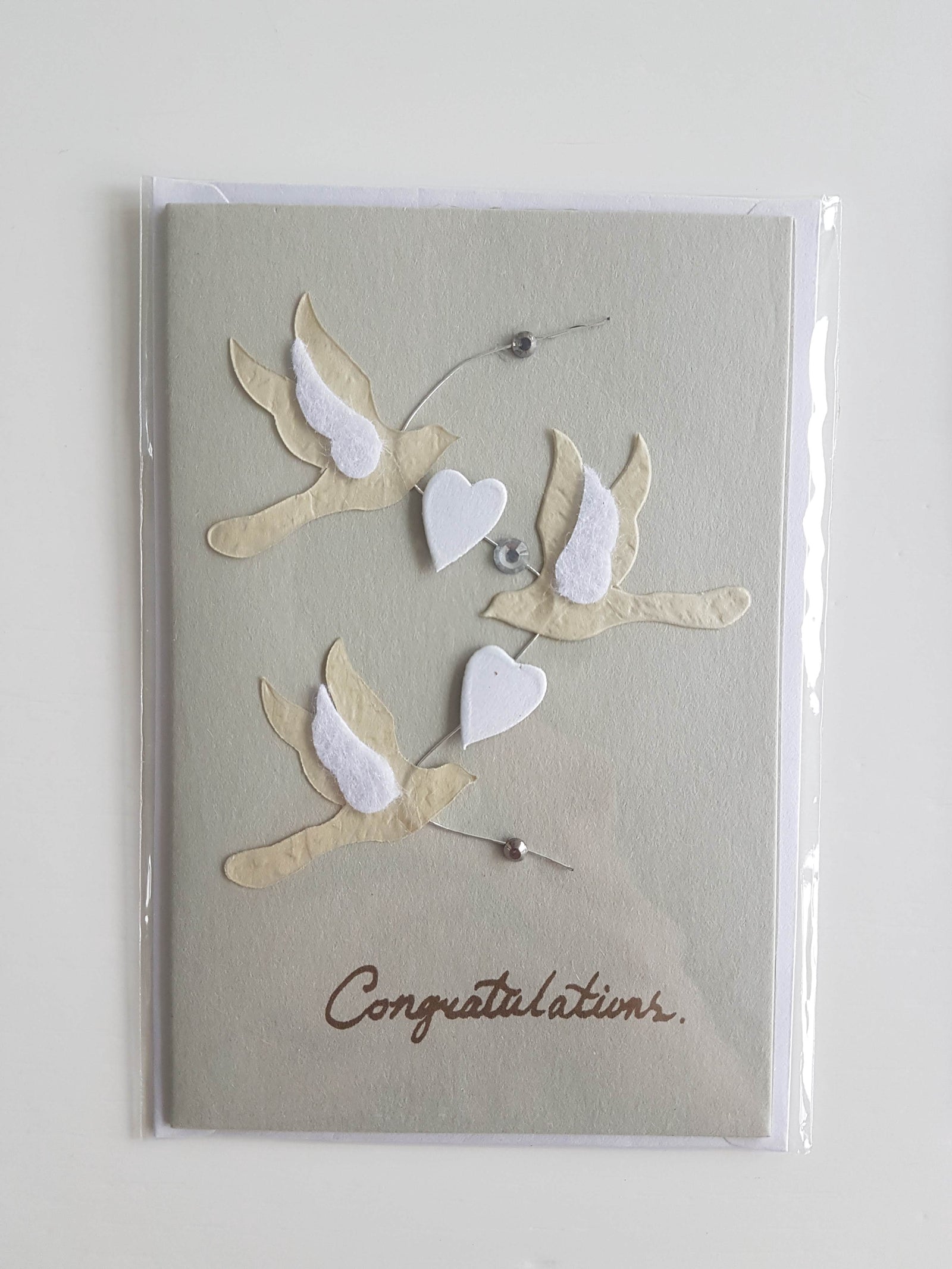 Congratulations Birds Card Small