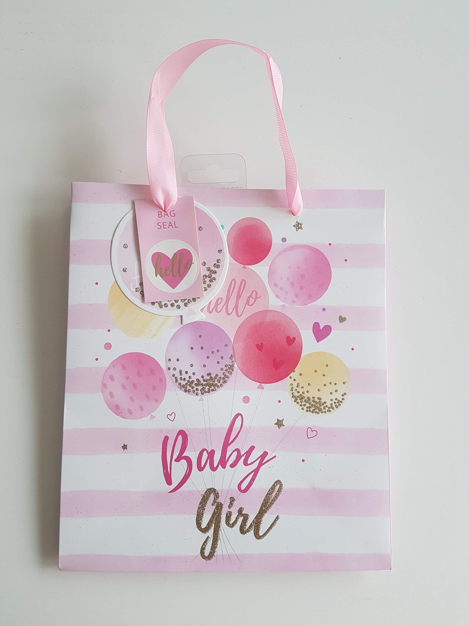 Baby Girl Gift Bag Medium