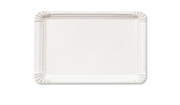 Paper Plates Rectangular 13x20cm 50pk
