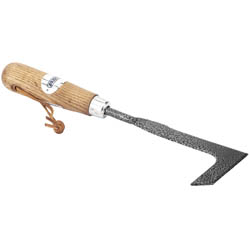 (D) Carbon Steel Heavy Duty Hand Patio Weeder with Ash Handle