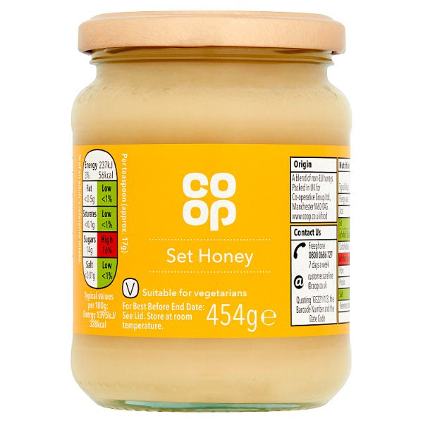 Co-op Set Honey 454g