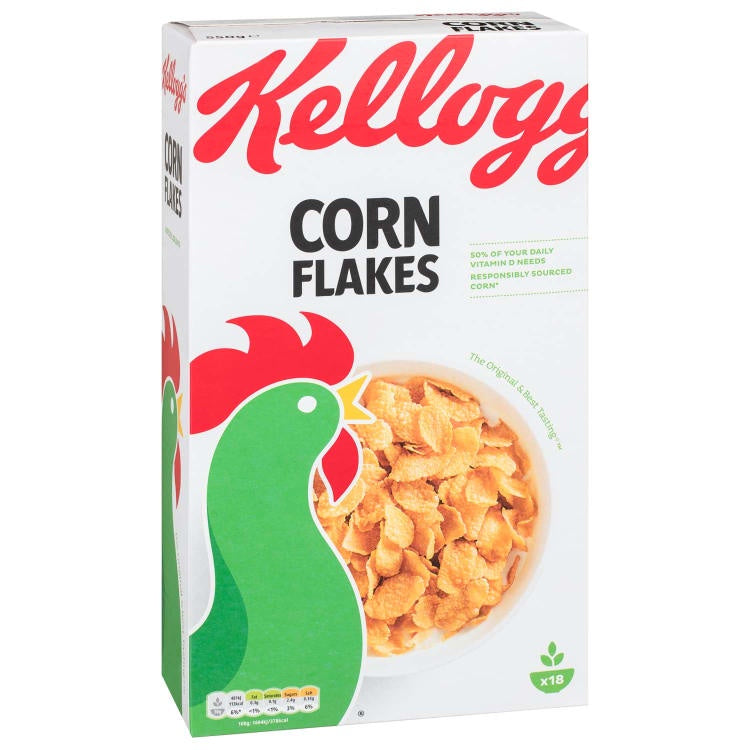 Kelloggs Cornflakes 550g / 175