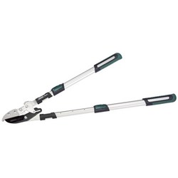 (D) Telescopic Soft Grip Anvil Ratchet Action Loppers with Aluminium Handles