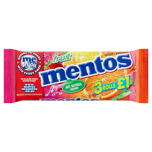 Mentos Fruit 3pk PMP [675]