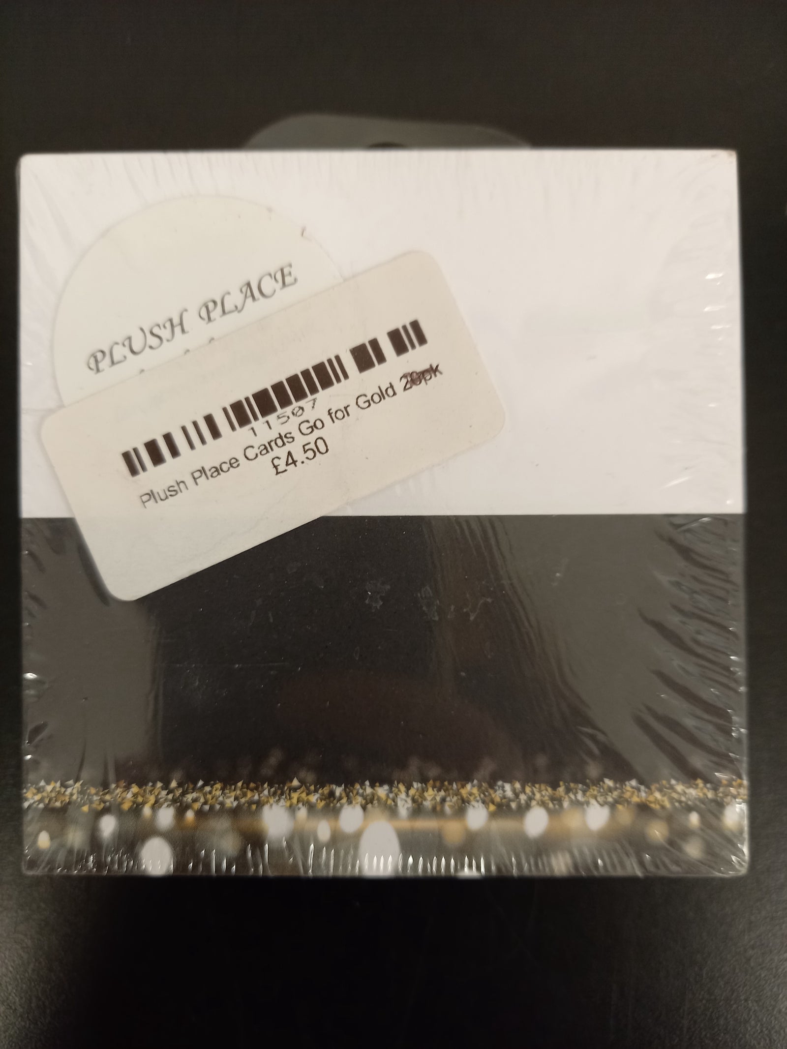 Plush Place Cards Go for Gold 50pk