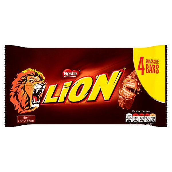 Nestle Lion Bar 120g 4pk