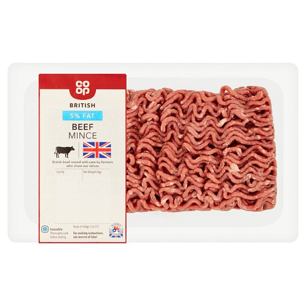Co-op Beef Steak Mince 5% Lean 500g