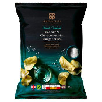 Co-op Irresistible Crisps Salt Vinegar 150g