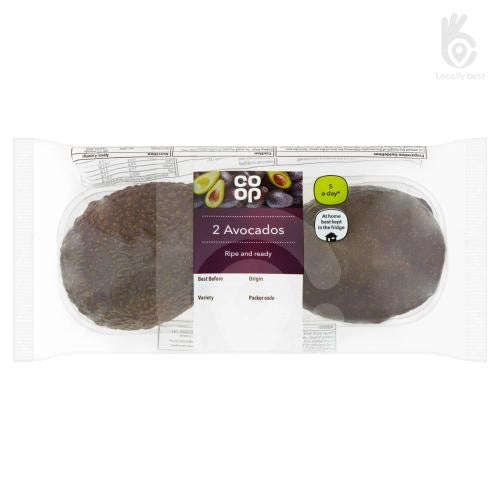 Co-op Fresh Ripe and Ready Avocado 2pk