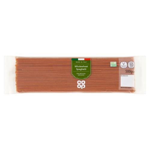 Co-op Pasta Wholewheat Spaghetti 500g