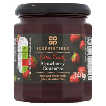 Co-op Irresistible Strawberry Conserve 340g
