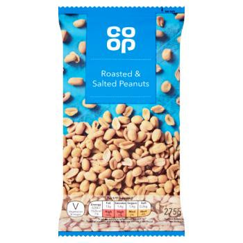 Co-op Large Salted Peanuts 275g