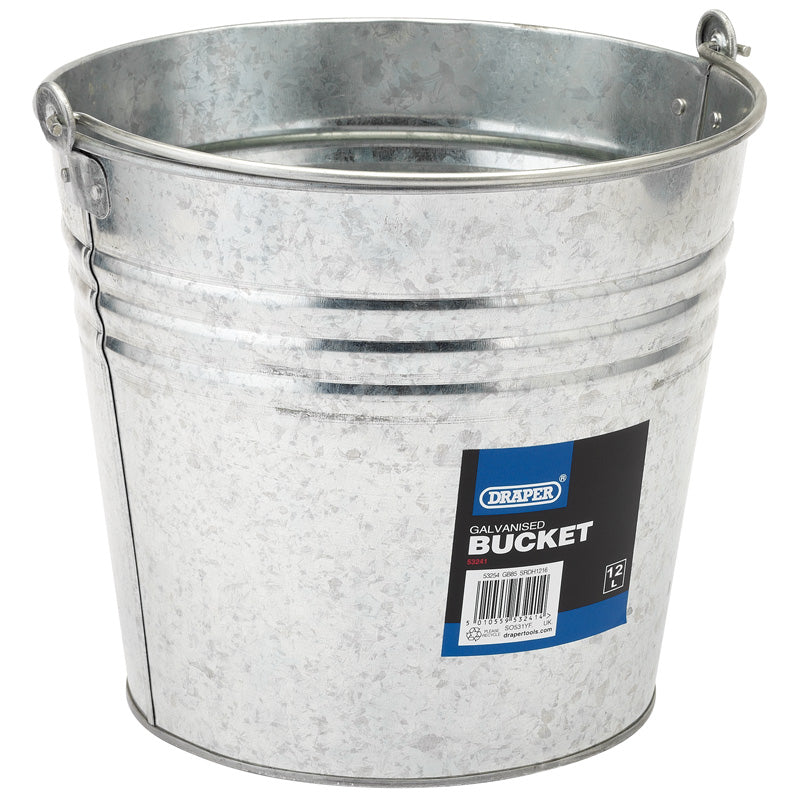 (D) Galvanised Steel Bucket (12L)