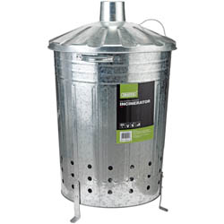 (D) Galvanised Garden Incinerator (85L)