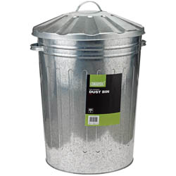 (D) Galvanised Dust Bin (85L)