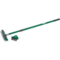 (D) Paving Brush Set with Twin Heads and Telescopic Handle