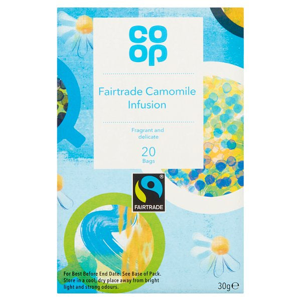 Co-op Fairtrade Teabags Camomile 20pk